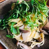 冷蔵庫に何にもない時に！きのこたっぷり和風パスタ